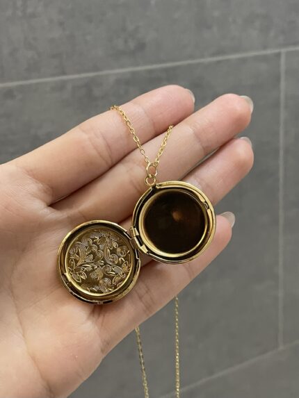 Collier photo ronde