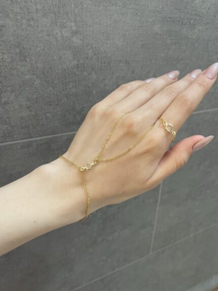 Hand chaîne duo White